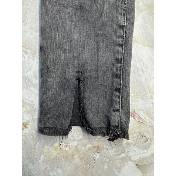 FRAME Jeans in‎ Drover  Le Skinny de Jeanne Slit-Hem Women size 27 - Picture 3 of 9